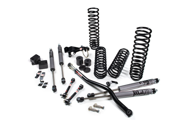 JKS 2007-2018 Jeep Wrangler JK 4Dr RHD 2.5in JSpec System - Fox 2.0 Performance Series Shocks, Fits 2007-2018 Jeep Wrangler JK JSPEC106KFP