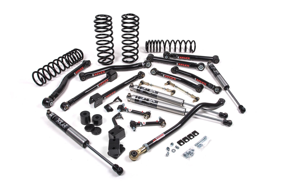 JKS 2018-2024 Fits Jeep Wrangler JL J-Krawl 2.5" 4Dr W, FOX 2.0 Performance Shocks, HD Rate Coils, Fits 2018-2024 Jeep Wrangler JL JSPEC126KFP