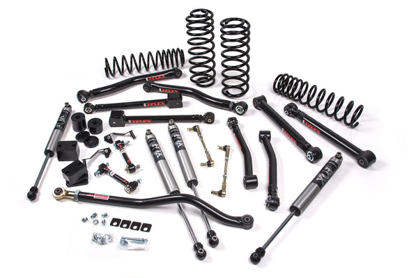 JKS 2018-2024 Compatible With Jeep Wrangler JL J-Krawl 3.5" 4Dr W, Fox 2.0 Performance Shocks, HD Rate Coils, Fits 2018-2024 Jeep Wrangler JL JSPEC128KFP
