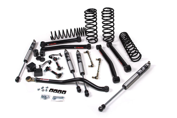 JKS 2020-2024 Compatible With Jeep Wrangler JL J-Konnect 2.5" 4Dr W, JSpec Shocks Diesel, Fits 2020-2024 Jeep Wrangler JL JSPEC163K
