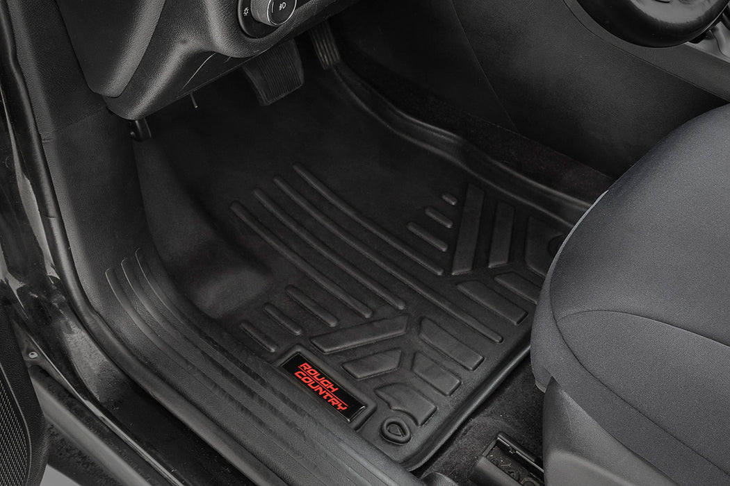 Rough Country Floor Mats Fr & Rr Jeep Cherokee Kl 2Wd/4Wd (2014-2023) M-61702