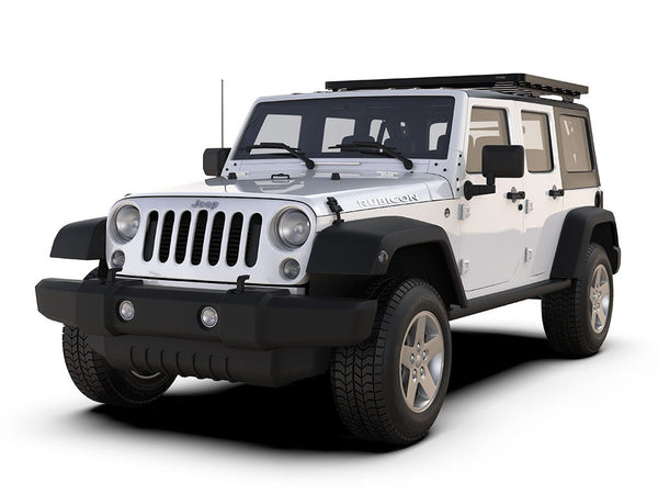 Front Runner Jeep Wrangler JK 4 Door (2007-2018) Extreme Slimline II 1/2 Roof Rack Kit KRJW004T