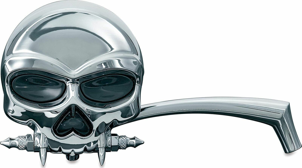 Kuryakyn 1450 Motorcycle Handlebar Accessory: Zombie Skull Rear View Side