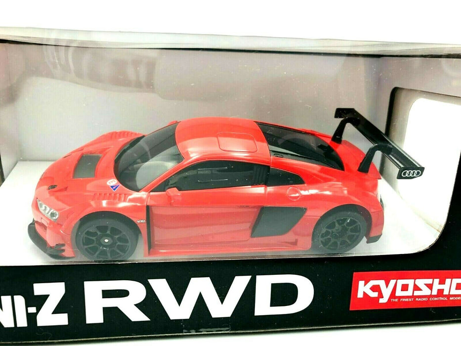 Kyosho Mini-Z Rwd Mr03 Audi R8 Lms 2015 Red Readyset Transmitter Rtr Rc Cars Kit 32323R