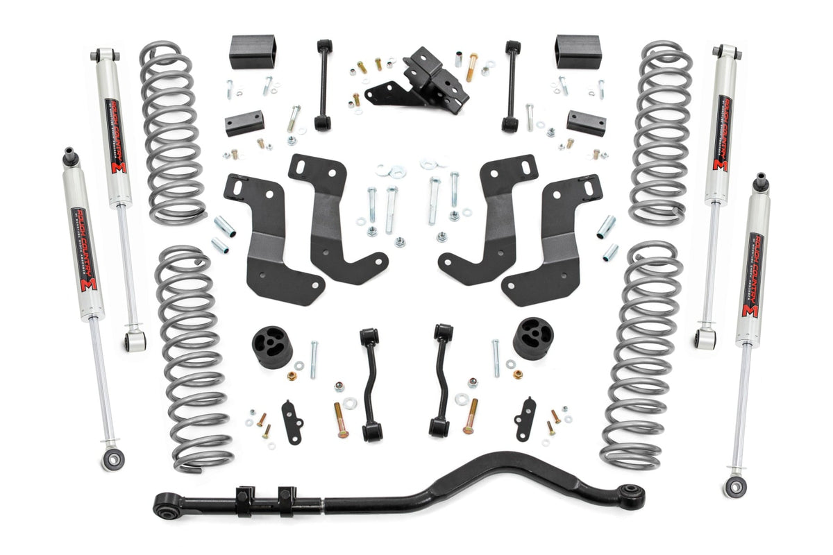 Rough Country 3.5 Inch Lift Kit C/A Drop Stage 1 M1 Fits Jeep Wrangler Jl (18-23) 66840