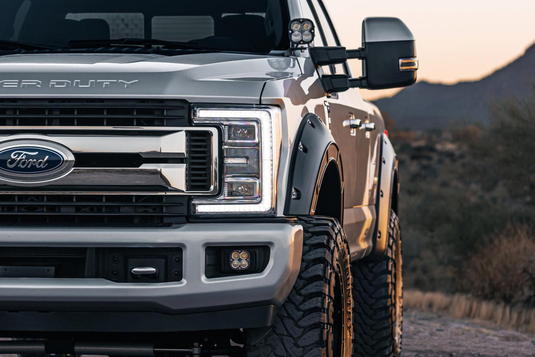 Rough Country Defender Pocket Fender Flares Ford F-250/F-350 Super Duty (17-22) A-F21112