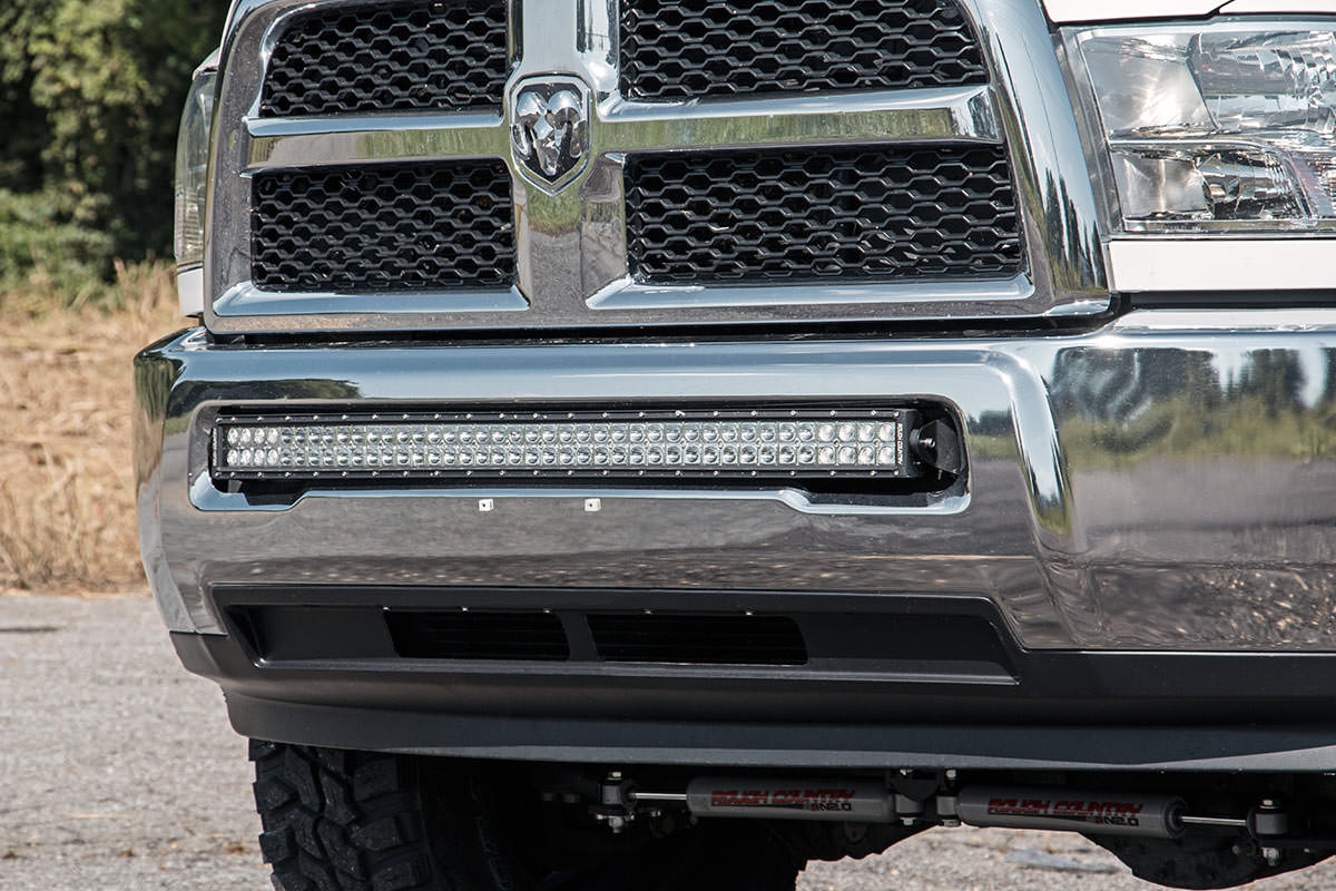 Rough Country Led Bumper Mount 40" Curved Fits RAM 2500/3500 4WD (2010-2018) 70569