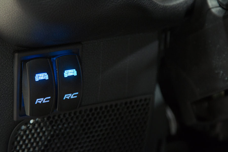 Rough Country Auxiliary Switch Bezel Dual 709B-2