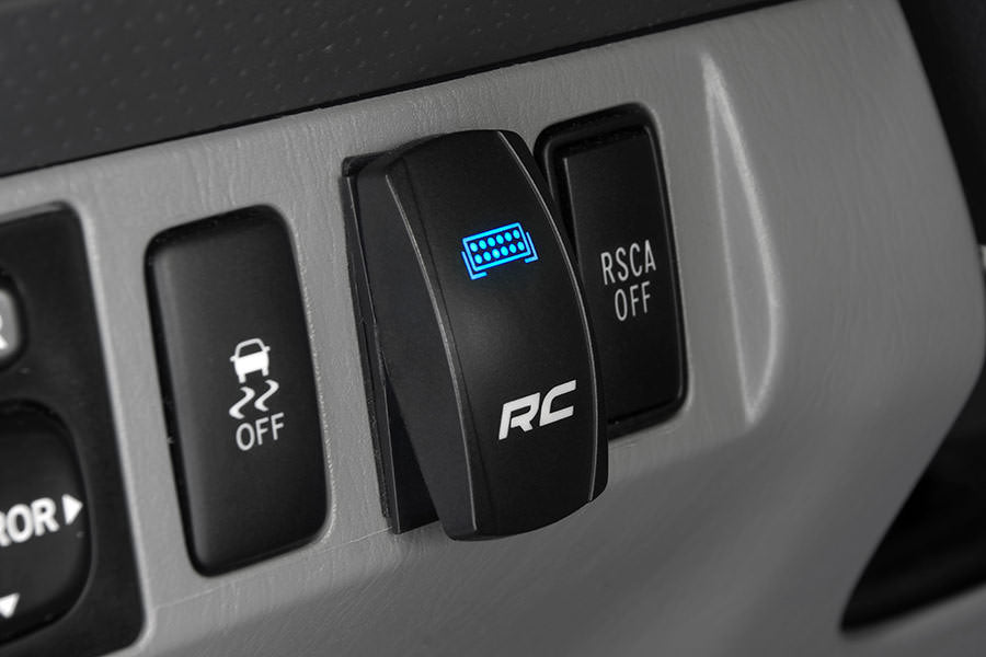 Rough Country Rocker Switch 2X1 With Logo Blue Back Light 709SW