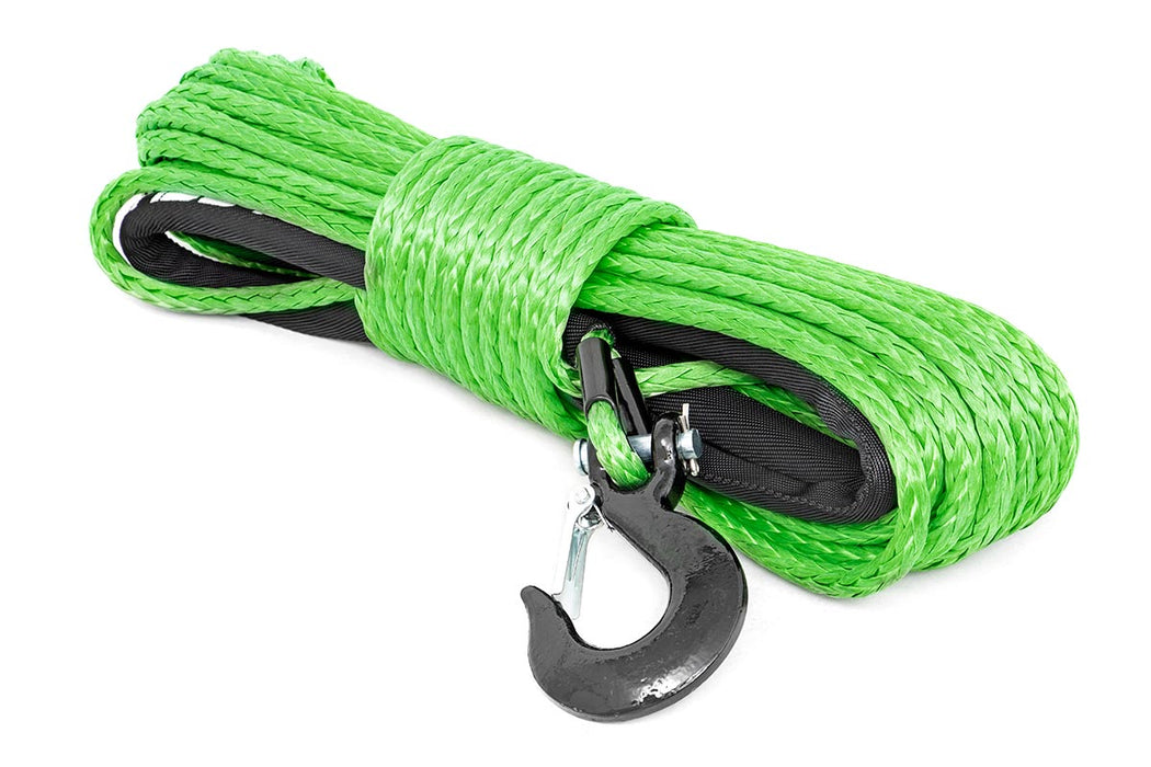 Rough Country Synthetic Rope 3/8 Inch 85 Ft Lime Green RS113