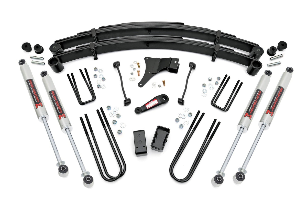 Rough Country 4 Inch Lift Kit Rear Blocks M1 Fits Ford F-250/F-350 Super Duty (1999) 49440