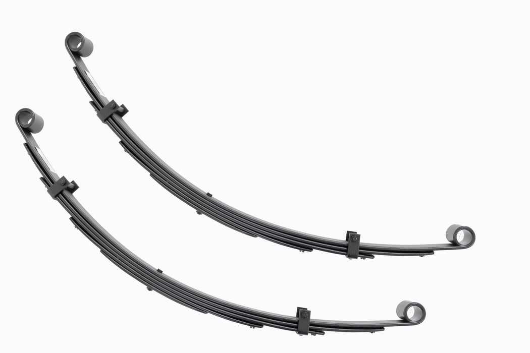 Rough Country Front Leaf Springs 4" Lift Pair Toyota Land Cruiser FJ40 (64-80)