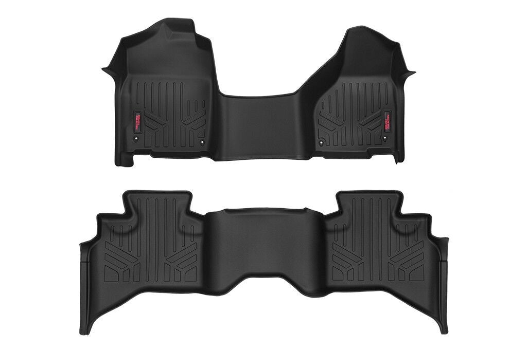 Rough Country Floor Mats One Piece Fr & RrQuad Cab Ram 1500 2Wd/4Wd (12-18 & Classic) M-31312