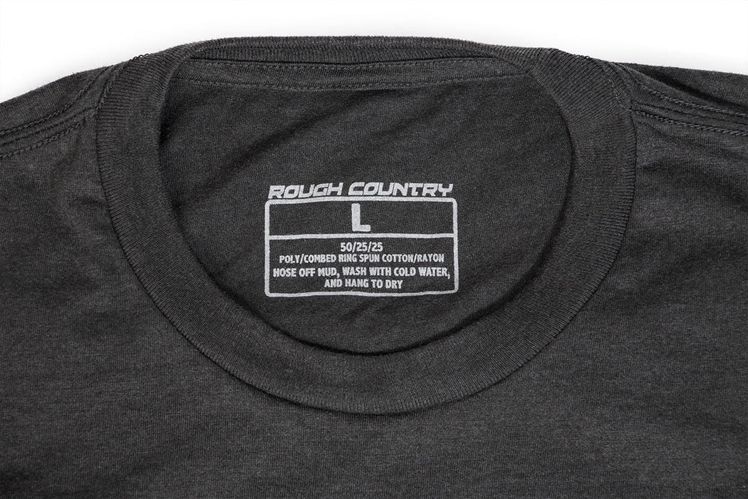 Rough Country T-Shirt Horizontal Tread Grey Xl 84077XL