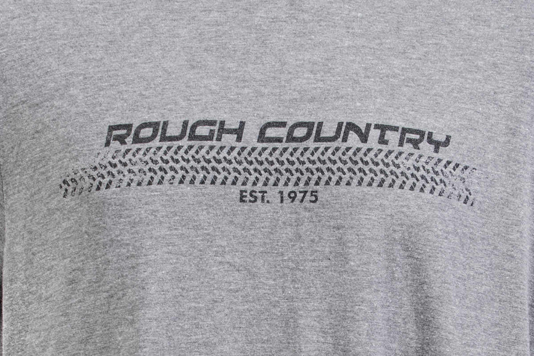 Rough Country T-Shirt | Horizontal Tread | Grey | 2XL