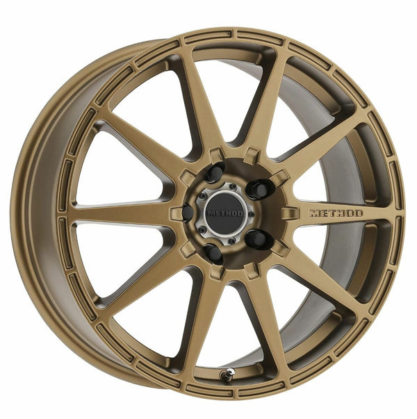Method MR501 RALLY 17x8 +42mm Offset 5x100 67.1mm CB Method Bronze Wheel