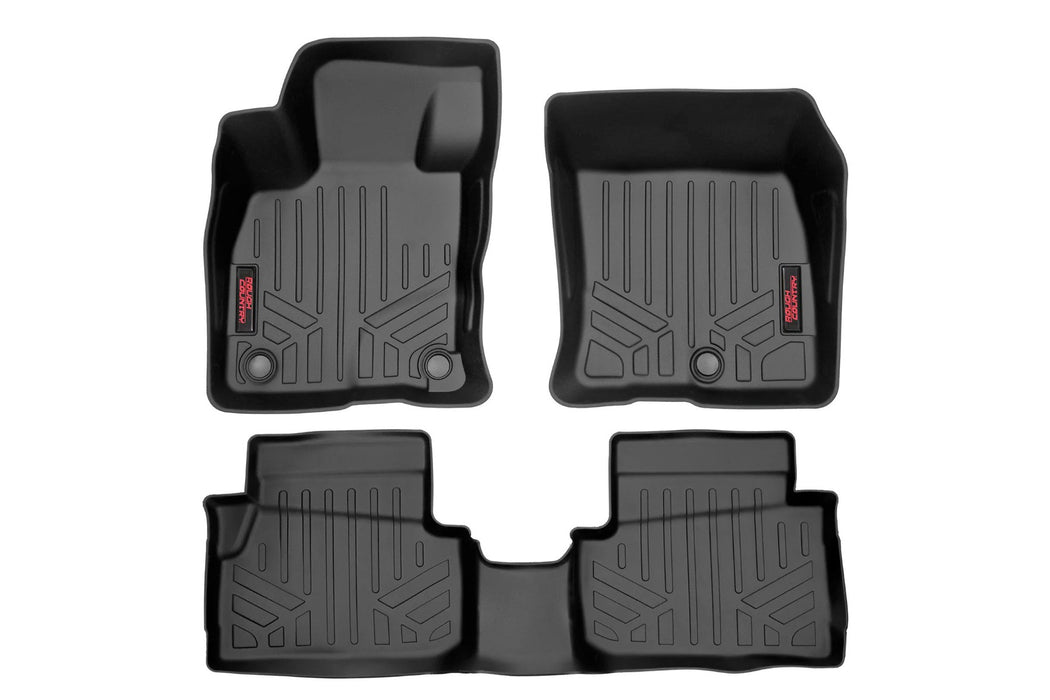 Rough Country Floor Mats Front And Rear Ford Maverick 2Wd/4Wd (2022-2023) M-51100