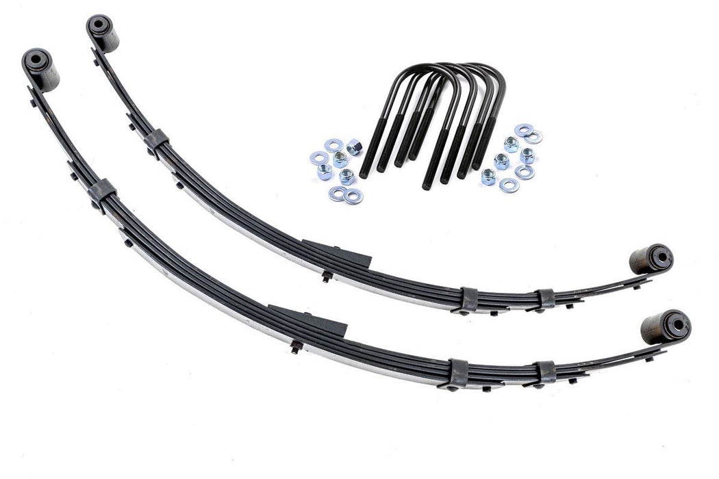 Rough Country Rear Leaf Springs 4" Lift Pair Jeep Wrangler Yj 4Wd (87-95) 8011Kit