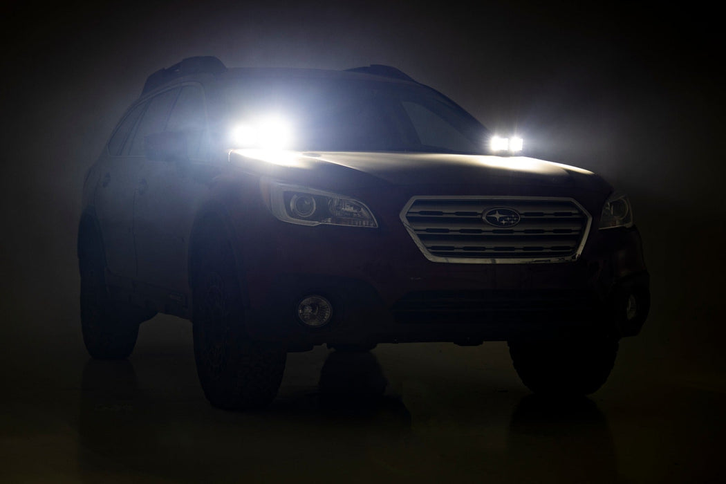 LED Light | Ditch Mount | Dual 3" OSRAM | Wide | Subaru Outback (15-19)