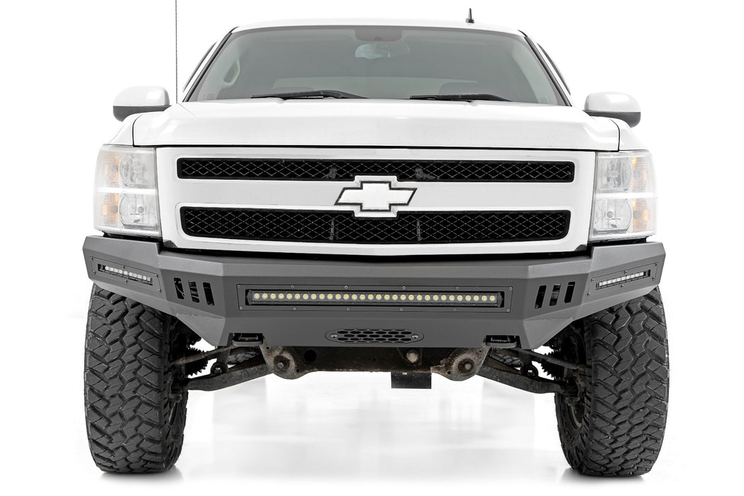 Rough Country Front High Clearance Bumper Blk Leds Chevy Silverado 1500 (07-13) 10911