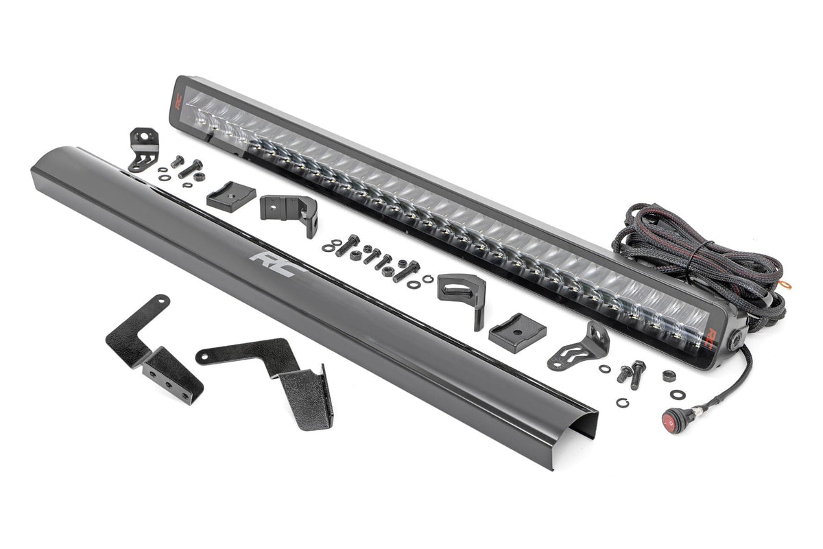 Rough Country LED Light Bumper Mount 30" Spectrum Dual Row Fits toyotaFJ Cruiser (07-14) 80652
