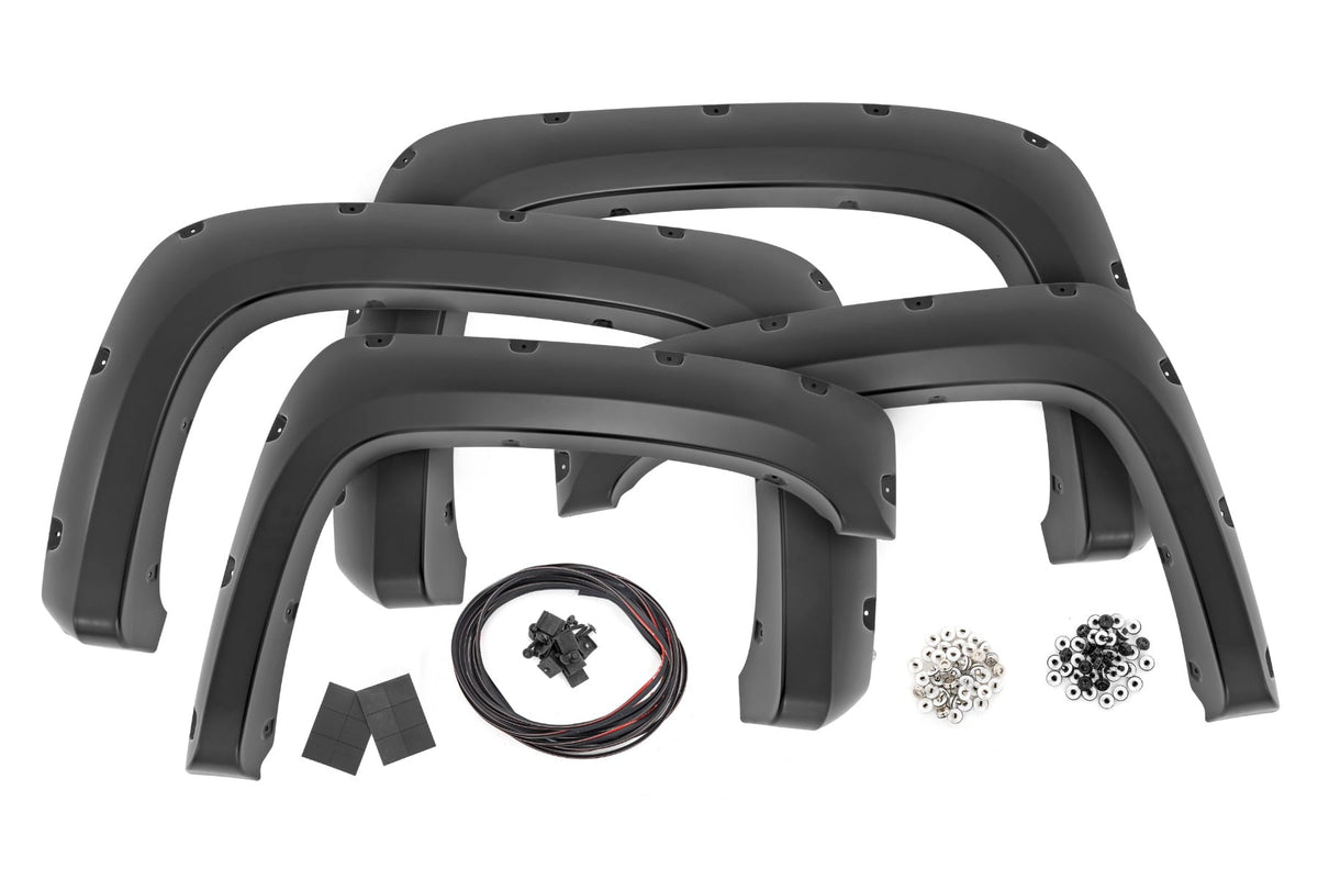 Rough Country Pocket Fender Flares 6'7" & 8' Bed Fits Chevy Silverado 1500 (07-13) F-C10714B