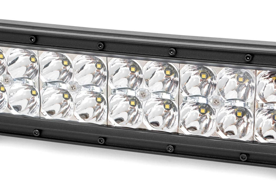 Rough Country Chrome Series Led Light 30 Inch Dual Row White Drl 70930D