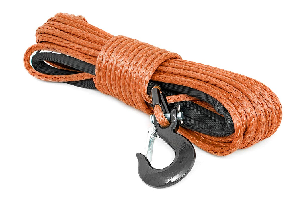 Rough Country Synthetic Rope 3/8 Inch 85 Ft Orange RS111