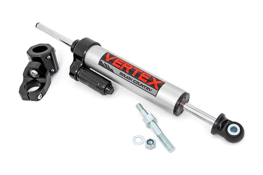 Vertex Steering Stabilizer | Pass-Through | compatible with Jeep Wrangler JK (07-18)