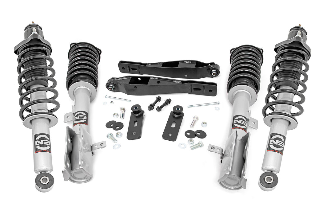 Rough Country 2 Inch Lift Kit N3 Struts compatible with Jeep Compass (07-16)/Patriot (10-17) 66532