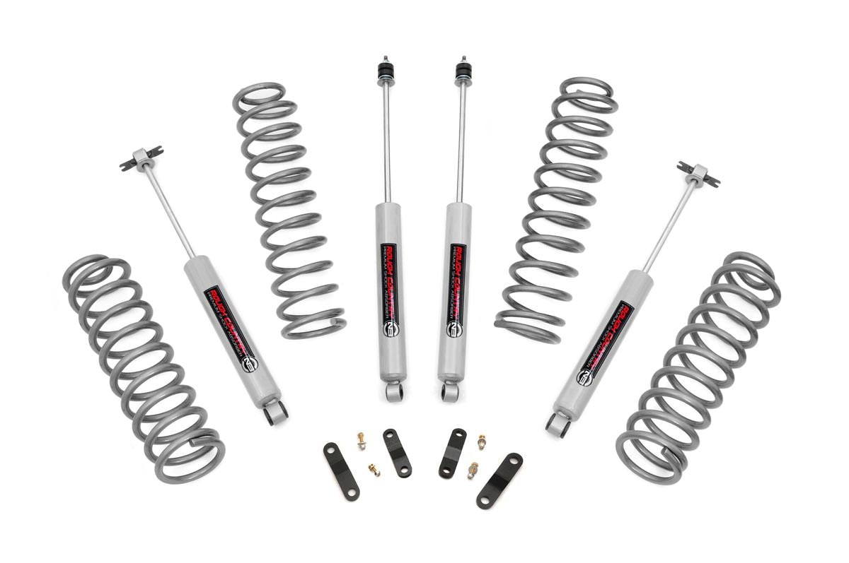 Rough Country 2.5 Inch Lift Kit Fits Jeep Wrangler Jk 4WD (2007-2018) PERF678