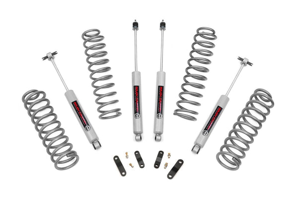Rough Country 2.5 Inch Lift Kit Fits Jeep Wrangler Jk 4WD (2007-2018) PERF678