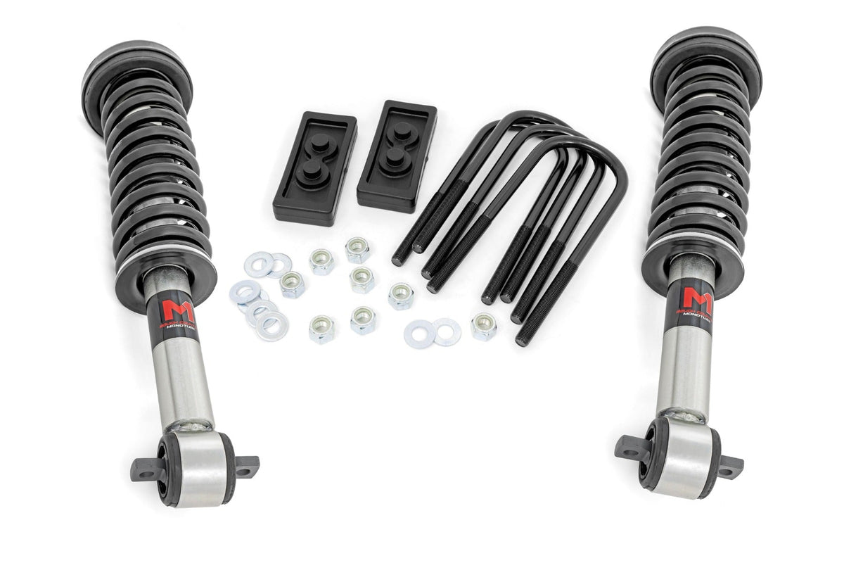 Rough Country 2.5 Inch Lift Kit M1 Struts Fits Ford F-150 Tremor 4WD (2021-2023) 510040