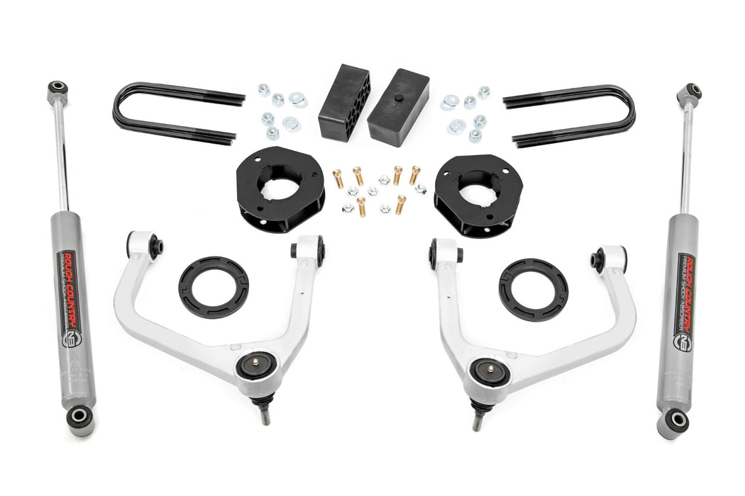 Rough Country 3.5 Inch Lift Kit Mono Leaf Rear Gmc Sierra 1500 2Wd/4Wd (19-23) 28830