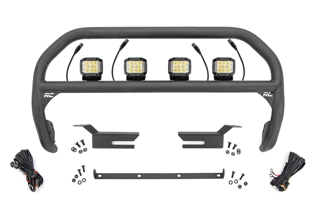 Rough Country Nudge Bar 3 Inch Wide Angle Led (X4) Ford Bronco 4Wd (21-23) 51050