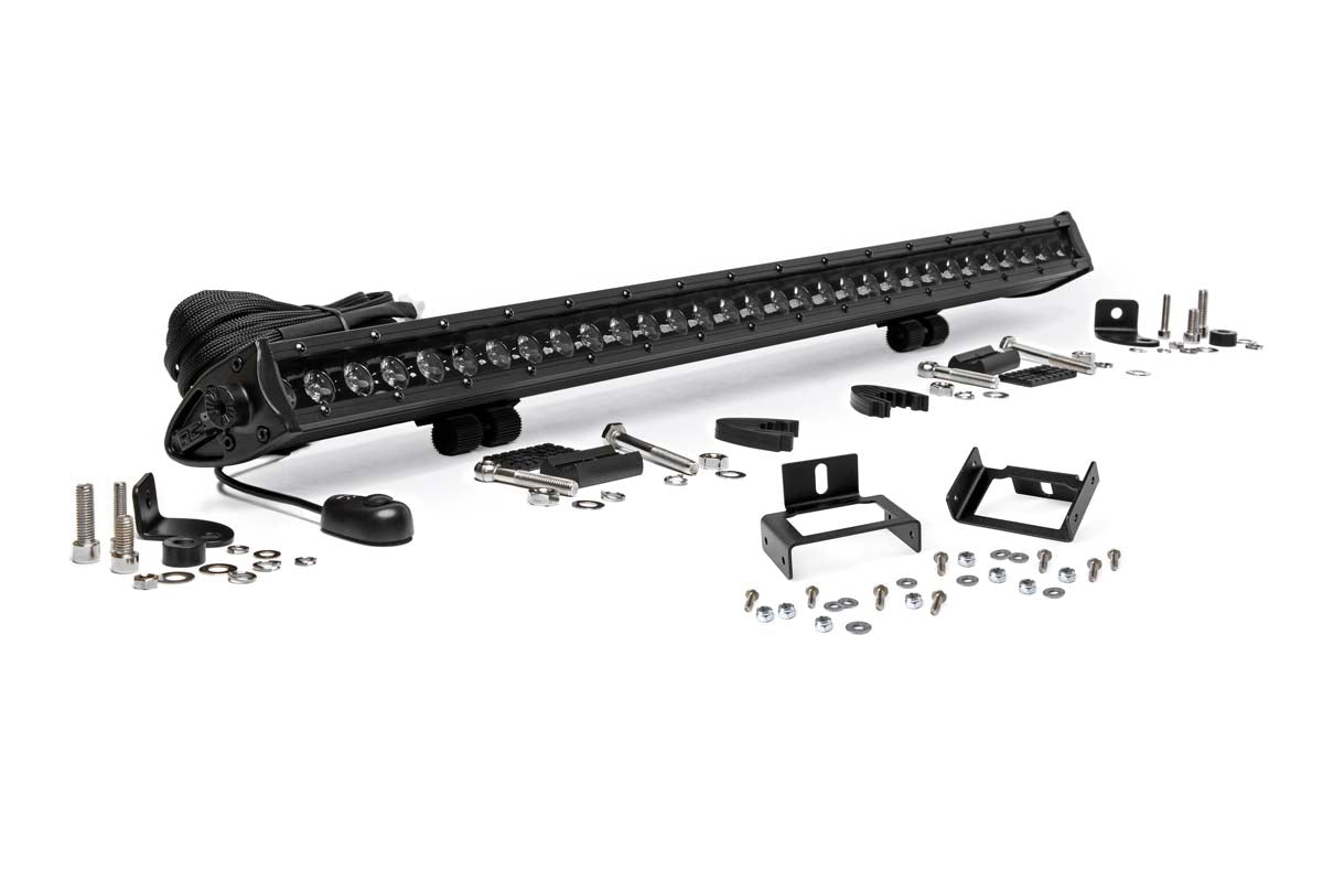 Rough Country Led Light Kit Grill Mount 30" Black Single Row Fits Ford F-250/F-350 Super Duty (11-16) 70770