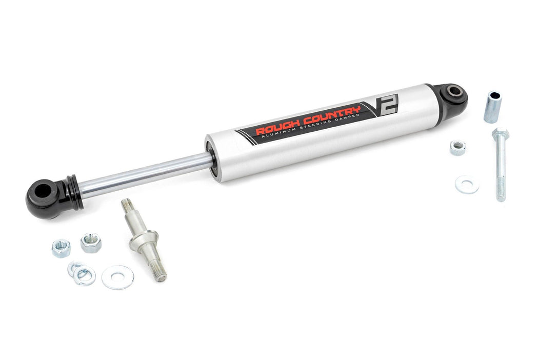 Rough Country V2 Steering Stabilizer Multiple Makes & Models (Chevy/Gmc/Jeep) 8731770