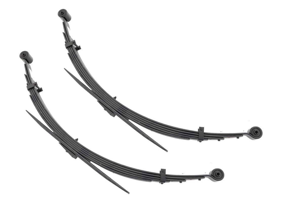 Rough Country Rear 56 Inch Leaf Springs4" Lift Pair Fits GMC Half-Ton Suburban 4WD (1977-1991) 8026KIT