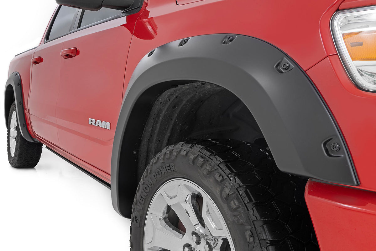 Rough Country Pocket Fender Flares Fits RAM 1500 2WD/4WD (2019-2023) F-D10914A