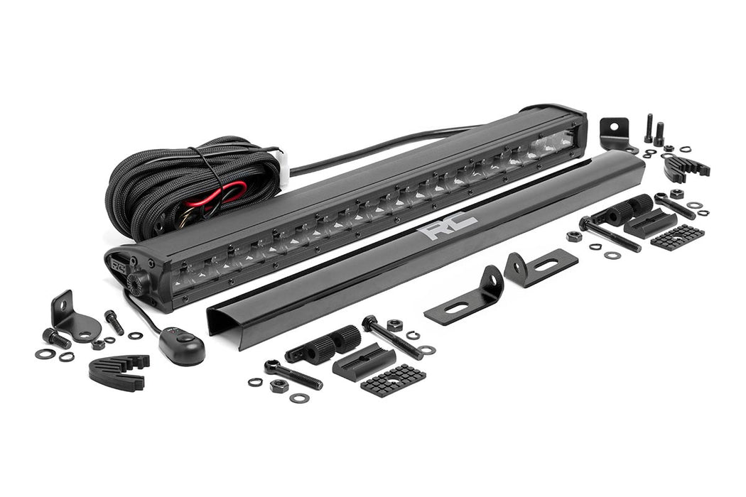 Rough Country Led Light Kit Bumper Mount 20" Black Single Row Ford Ranger (19-23) 70815