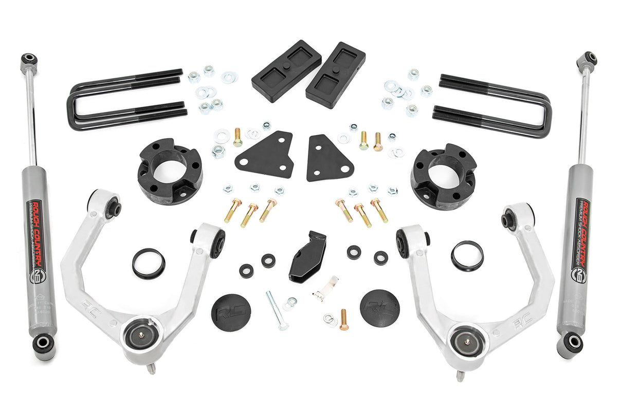 Rough Country 3.5 Inch Lift Kit N3 Fits Ford Ranger 4WD (2019-2023) 500010