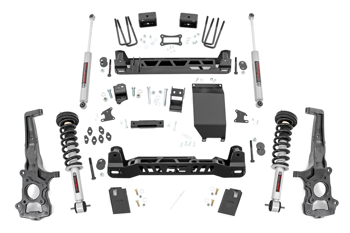 Rough Country 6 Inch Lift Kit N3 Struts Fits Ford Ranger 4WD (2019-2023) 50531