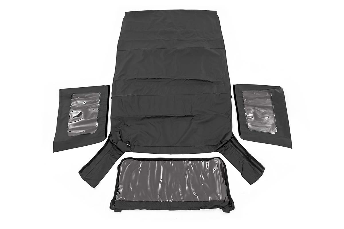 Rough Country Soft Top Replacement Black 4 Door Fits Jeep Wrangler Jk (07-09) RC85130.35