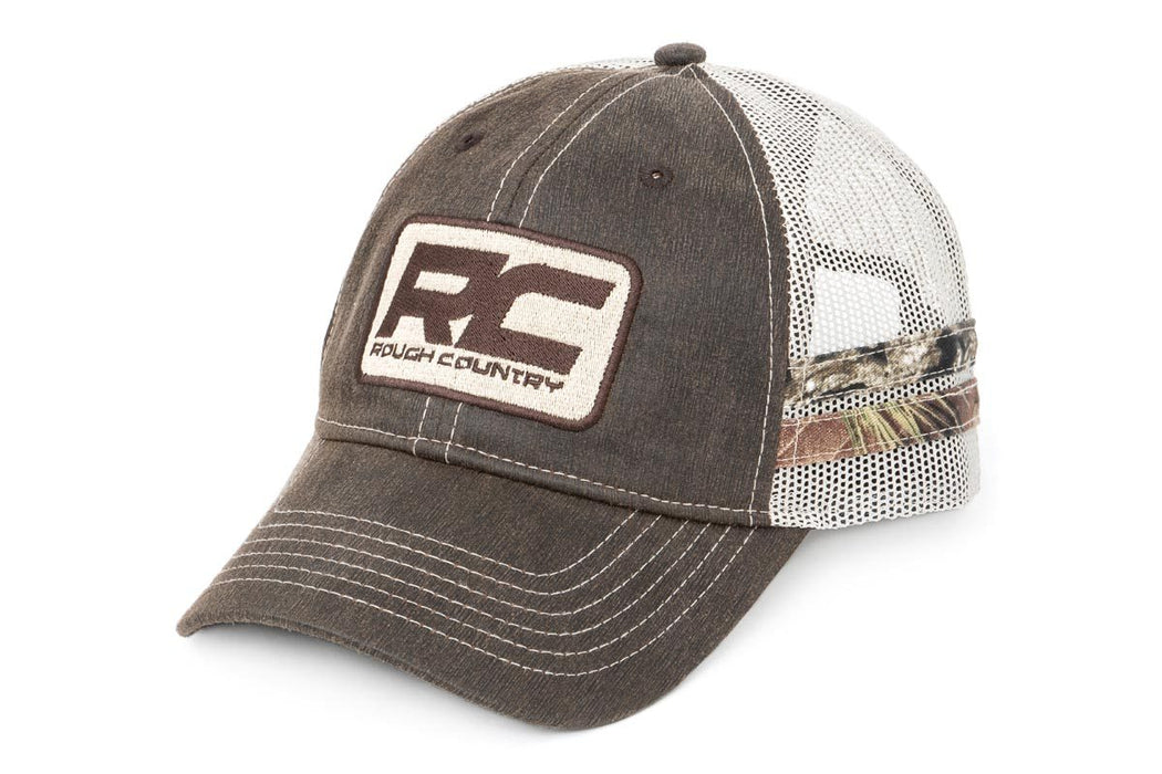 Rough Country Hat Mesh Patch Brown/Camo 84121