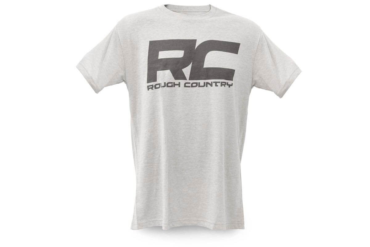 Rough Country T-Shirt Logo Grey Lg 84086LG