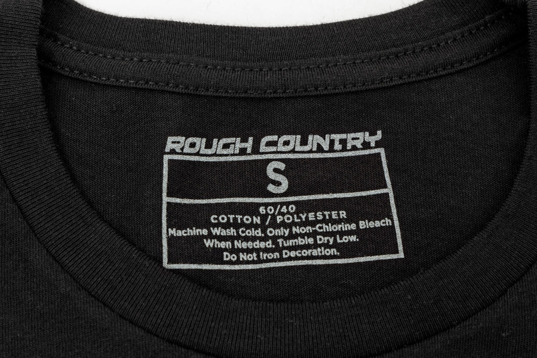 Rough Country T-Shirt Rc Lines Black 2Xl 840962XL