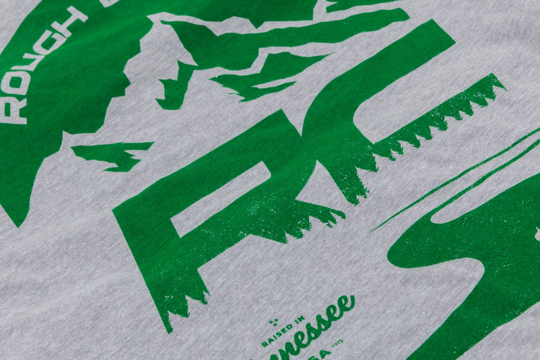 Rough Country T-Shirt Rc Mountains Gray Md 84093MD