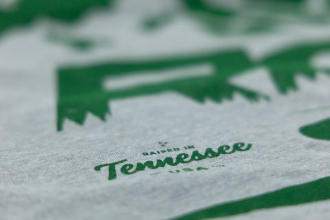 Rough Country T-Shirt Rc Mountains Gray Md 84093MD