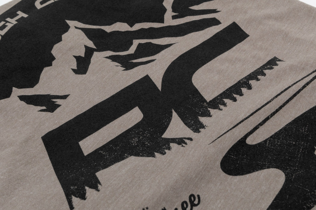 Rough Country T-Shirt Rc Mountains Warm Gray 3Xl 840953XL