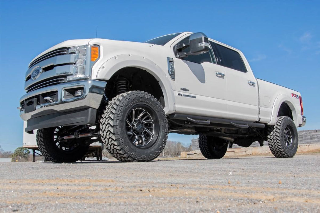 Rough Country Pocket Fender Flares G1 Absolute Black Ford F-250/F-350 Super Duty (17-22) F-F21112-G1